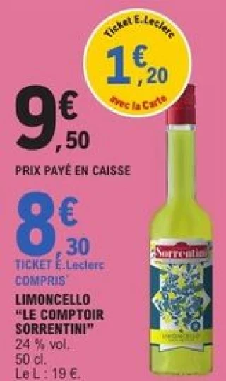 Limoncello Le Comptoir Sorrentini