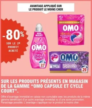 Gamme Omo Capsule et Cycle Court