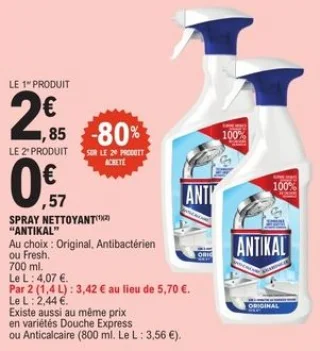 Spray nettoyant "ANTIKAL"