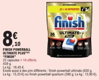 Finish Powerball Ultimate Plus "FINISH"