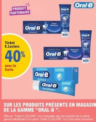 Produits de la gamme Oral-B