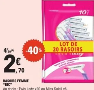 Rasoirs femme BIC