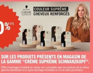Coloration cheveux Crème Suprême Schwarzkopf