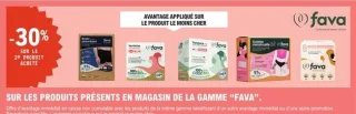 Produits d'hygiène féminine Fava