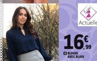 Blouse avec bijou Actuelle