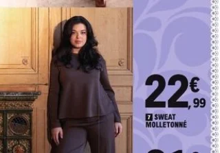 Sweat molletonné Actuelle