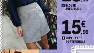 Jupe effet portefeuille Actuelle