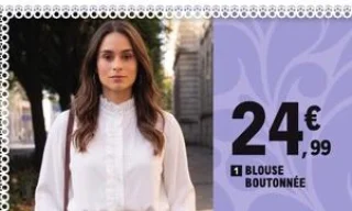 Blouse boutonnée Actuelle