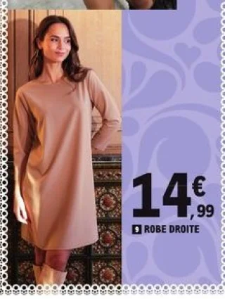 Robe droite