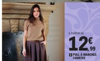 Pull à manches courtes