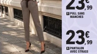 Pantalon avec strass