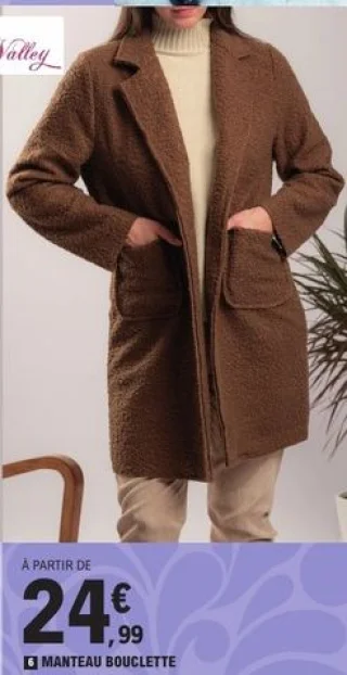 Manteau bouclette Dream Valley