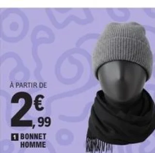 Bonnet homme