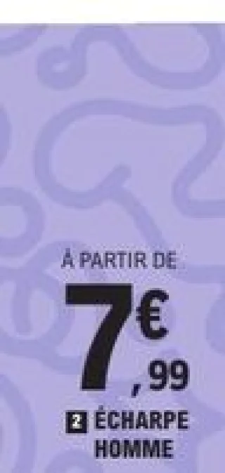 Écharpe homme