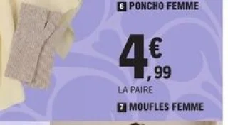 Moufles femme