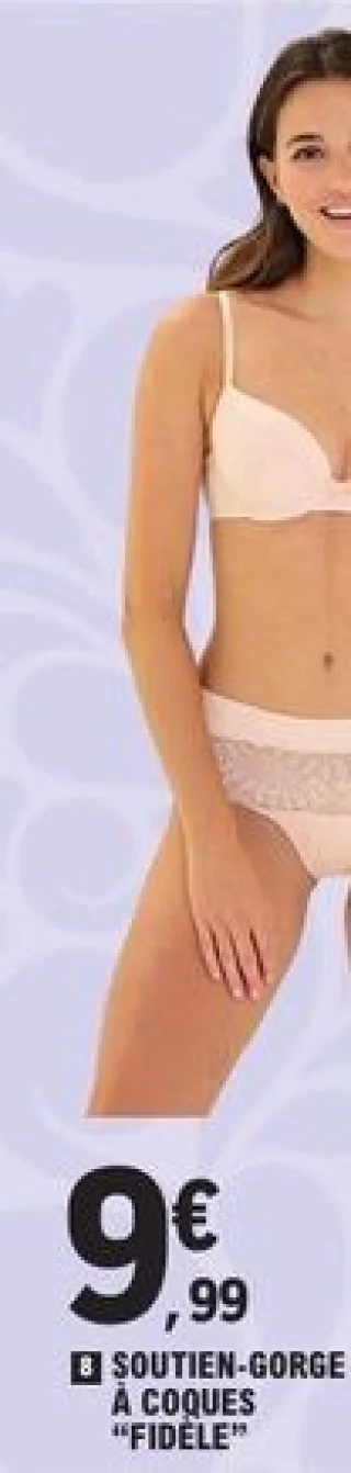 Soutien-gorge à coques "Fidèle" Billetdoux