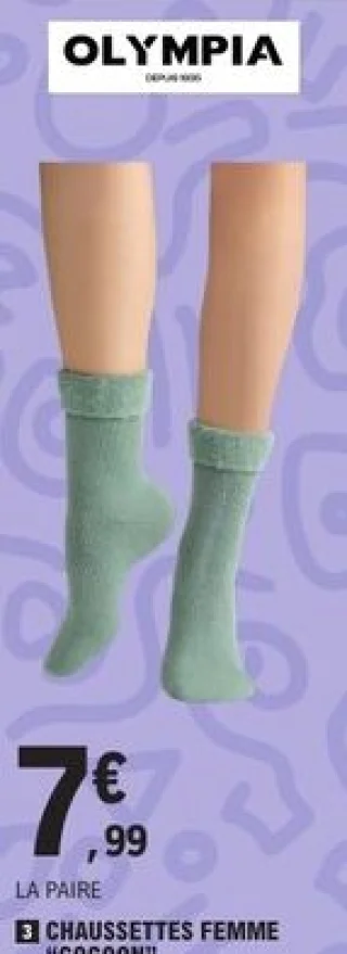 Chaussettes femme "Cocoon" Olympia
