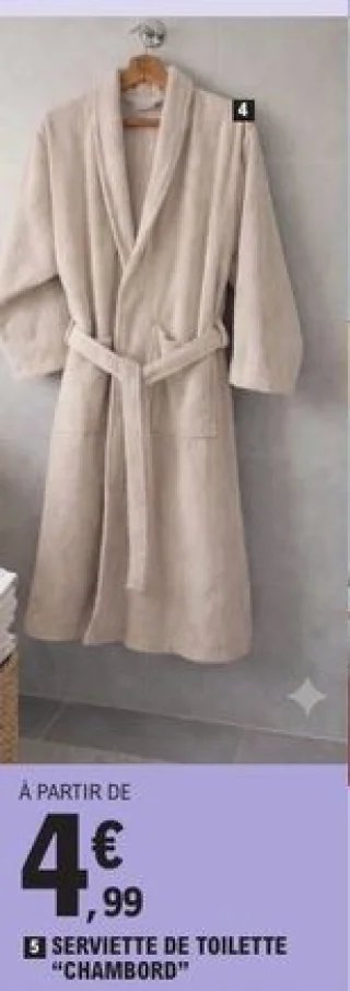 Serviette de toilette Chambord