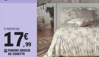 Parure housse de couette