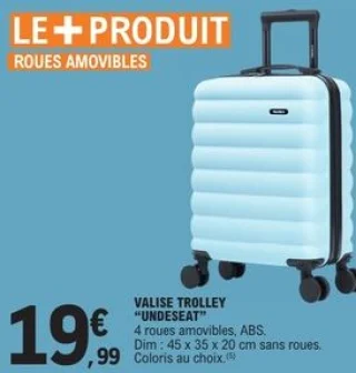 Valise trolley "Underseat"