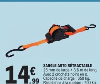 Sangle auto rétractable
