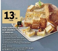 Pain surprise moelleux aux graines