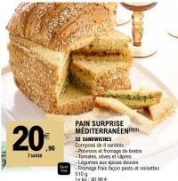 Pain surprise méditerranéen