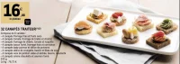32 CANAPÉS TRAITEUR