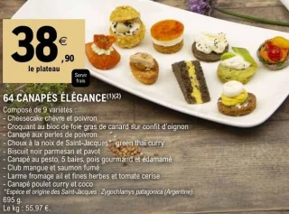 64 Canapés élégance