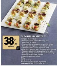 58 Canapés Fantastic