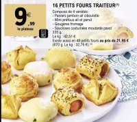 16 Petits fours traiteur