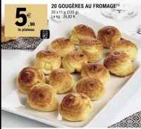20 Gougères au fromage
