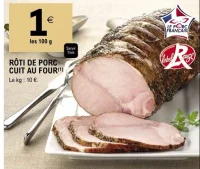 Rôti de porc cuit au four