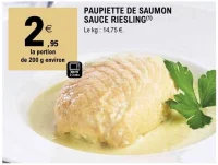 Paupiette de saumon sauce Riesling