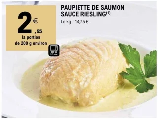 Paupiette de saumon sauce Riesling