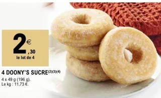 4 Doony's sucre
