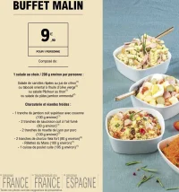 Buffet malin pour 1 personne