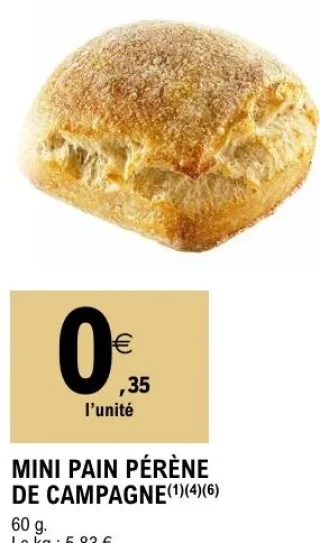 Mini pain Pérène de campagne