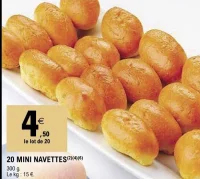 20 MINI NAVETTES