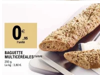 BAGUETTE MULTICÉRÉALES 250 g