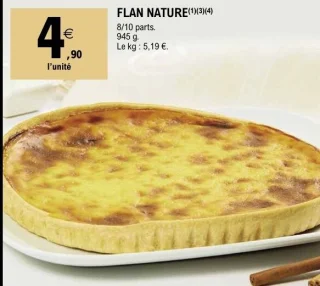 Flan nature