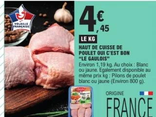 Haut de cuisse de poulet Oui c'est bon "LE GAULOIS"