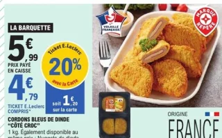 Cordons bleus de dinde "CÔTÉ CROC"