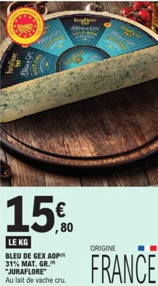 BLEU DE GEX AOP "JURAFLORE"