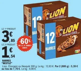 Barres "Nestlé"