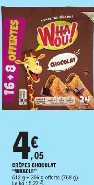 Crêpes chocolat Whaou!