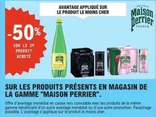 Produits de la gamme "Maison Perrier"