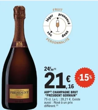 AOP Champagne Brut "Président Germain"