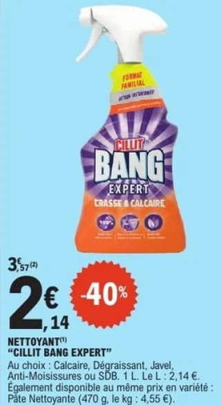 Nettoyant Cillit Bang Expert
