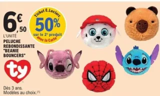 Peluche rebondissante Beanie Bouncers Ty